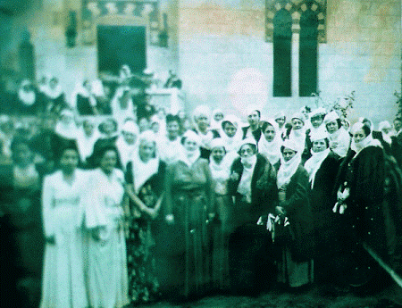 Rassemblement des associations féminins en 1938