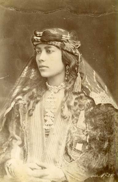 Portrait de femme beyrouth liban circa 1875 marie hadad